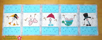 CHRISTMAS GNOMES TABLE RUNNER IN THE HOOP Embroidery Design - Digital Download