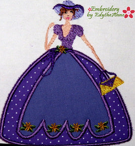 TABITHA- A Southern Lady - Machine Embroidery Design - Digital Download