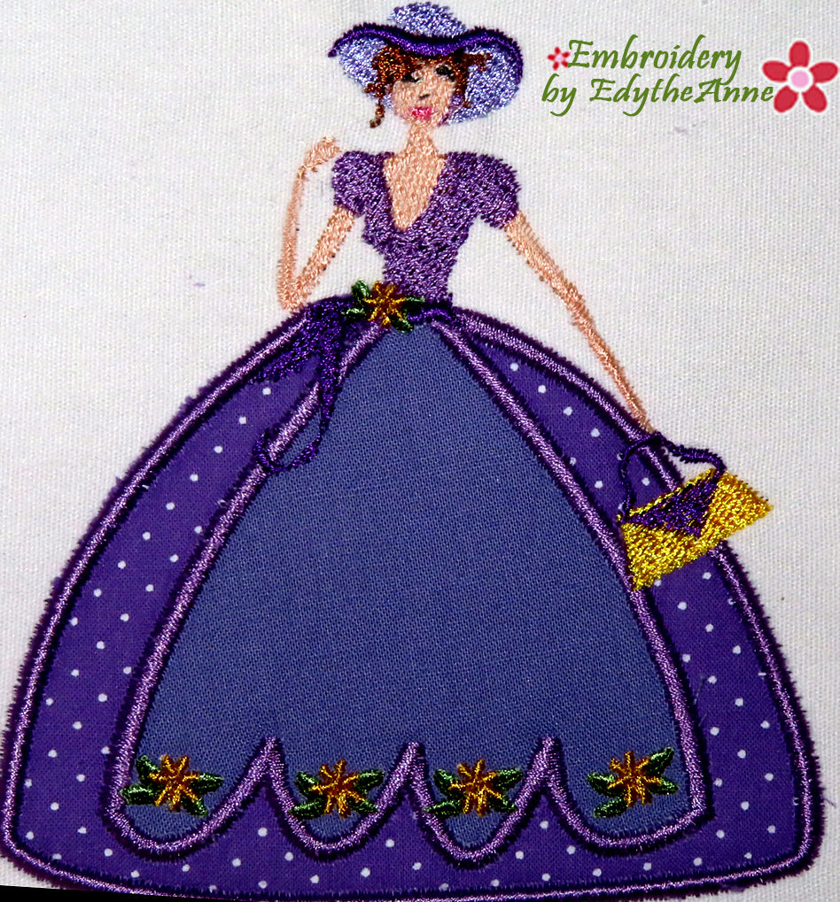 TABITHA- A Southern Lady - Machine Embroidery Design