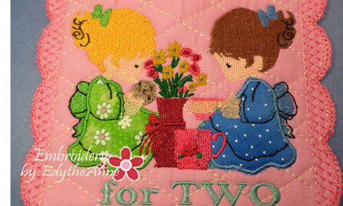 TEA FOR TWO MUG MAT Available in two sizes. INSTANT DOWNLOAD ...