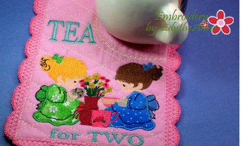 TEA FOR TWO MUG MAT Available in two sizes. INSTANT DOWNLOAD ...