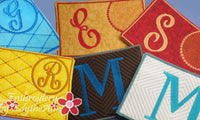 MONOGRAM MUG MATS Version 1, 2 & 3! 3 Sets of 26 each - INSTANT DOWNLOAD - Embroidery by EdytheAnne - 1