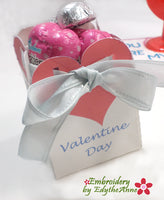 VALENTINE BOXES Plus Optional SVG files- Machine Embroidery Design  In The Hoop Projects