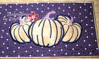 FALL/THANKSGIVING PLACE MAT  In The Hoop - Embroidery by EdytheAnne - 4
