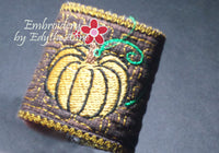 FALL/THANKSGIVING NAPKIN RING In The Hoop - Instant Download - Embroidery by EdytheAnne - 3