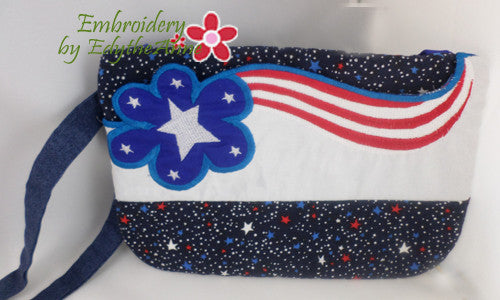 Patriotic Embroidered Bags : JAY AHR