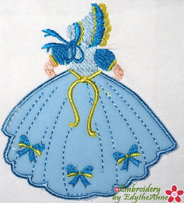 CAROLINE - A Southern Lady - Machine Embroidery Design - Digital Download