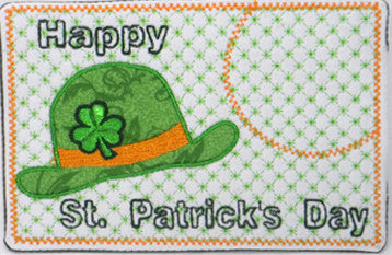 Set of Two ST. PATRICKS DAY In The Hoop Machine Embroidered Mug MatMug Rug.  INSTANT DOWNLOAD - Embroidery by EdytheAnne - 2