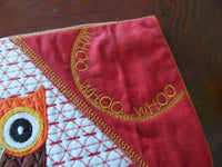 Owl Mug Rug - Embroidery by EdytheAnne - 2