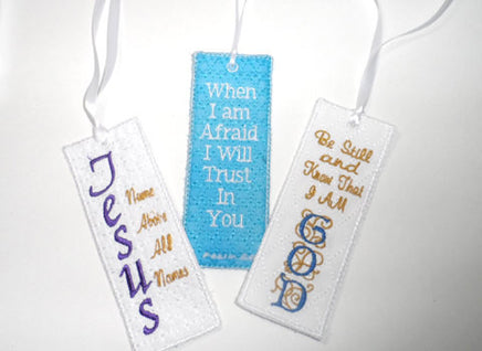 Set of 3 In The Hoop Faith Based Bookmark Designs - INSTANT DOWNLOAD - Embroidery by EdytheAnne - 5