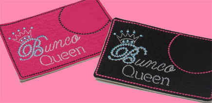 BUNCO QUEEN Mug Mats.  These are In The Hoop Embroidered Mug Mats/Mug Rugs - INSTANT DOWNLOAD - Embroidery by EdytheAnne - 3