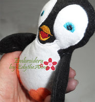 PENGUIN STUFFIE He and She in 3 Sizes In The Hoop Machine Embroidery Design...No Manual Sewing!  - Digital File - Instant Download - Embroidery by EdytheAnne - 4