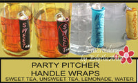 PITCHER HANDLE WRAPS This is a digital file and delivered to your email - INSTANT DOWNLOAD - Embroidery by EdytheAnne - 1