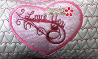 Machine Embroidery Pillow Design made In The Hoop Pillow - 4