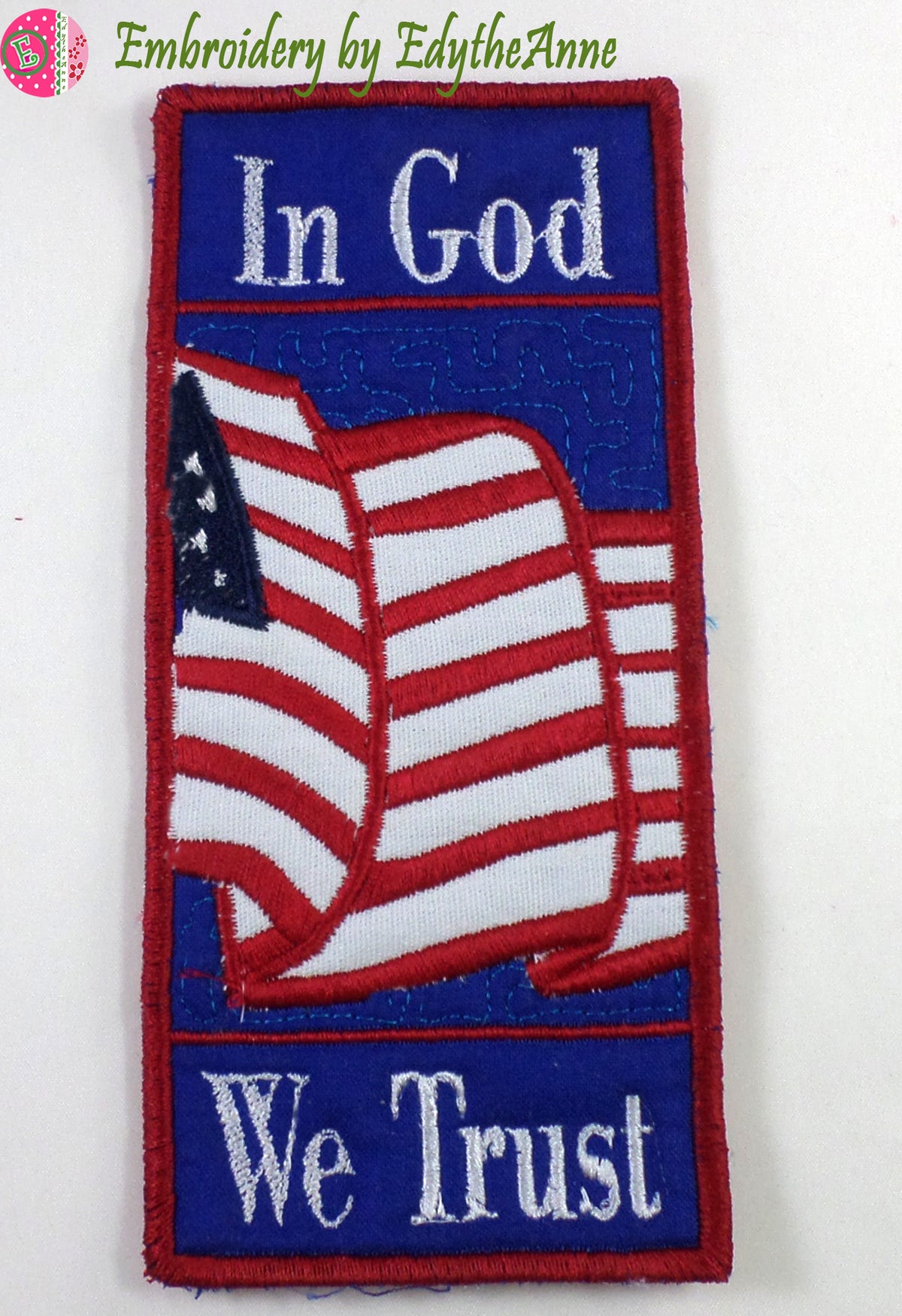 IN GOD WE TRUST - In The Hoop Bookmark - Digital Download| Embroidery ...